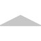 Ekena Millwork Peaked Cap Sunburst Architectural Grade PVC Pediment, 40"W x 11"H x 2"P (Pitch 6/12) PEDPS040X110PKC01 - alternate 2